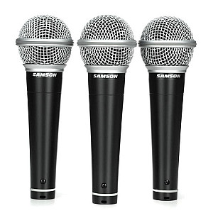 Samson R21 Dynamic Vocal for Presentation Microphone 3-Pcs